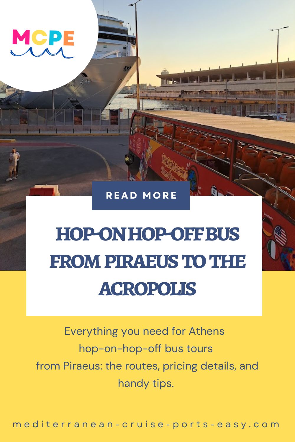 Athens hop on hop off bus