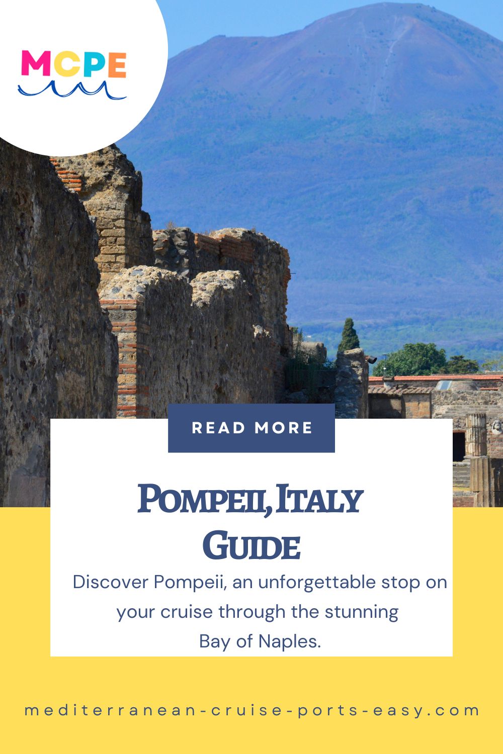 Pompeii Italy guide for cruisers