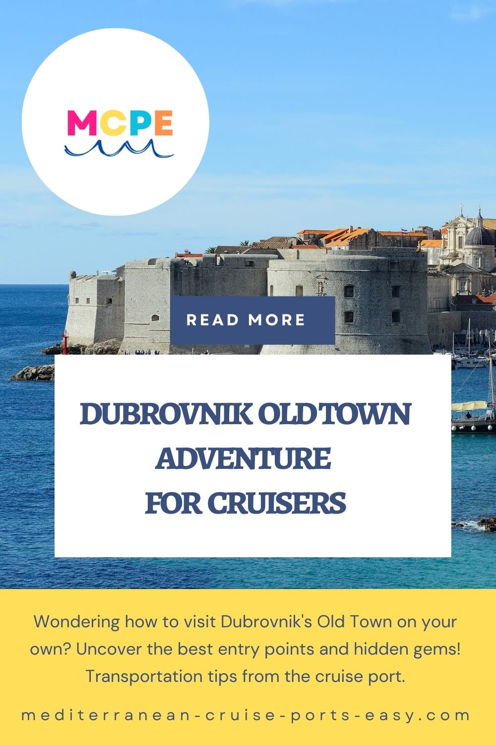 How to Visit Dubrovnik Old Town from the port