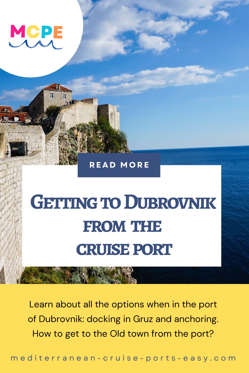 Getting to Dubrovnik town from the cruise ship can be done a few different ways - which one is best for you?