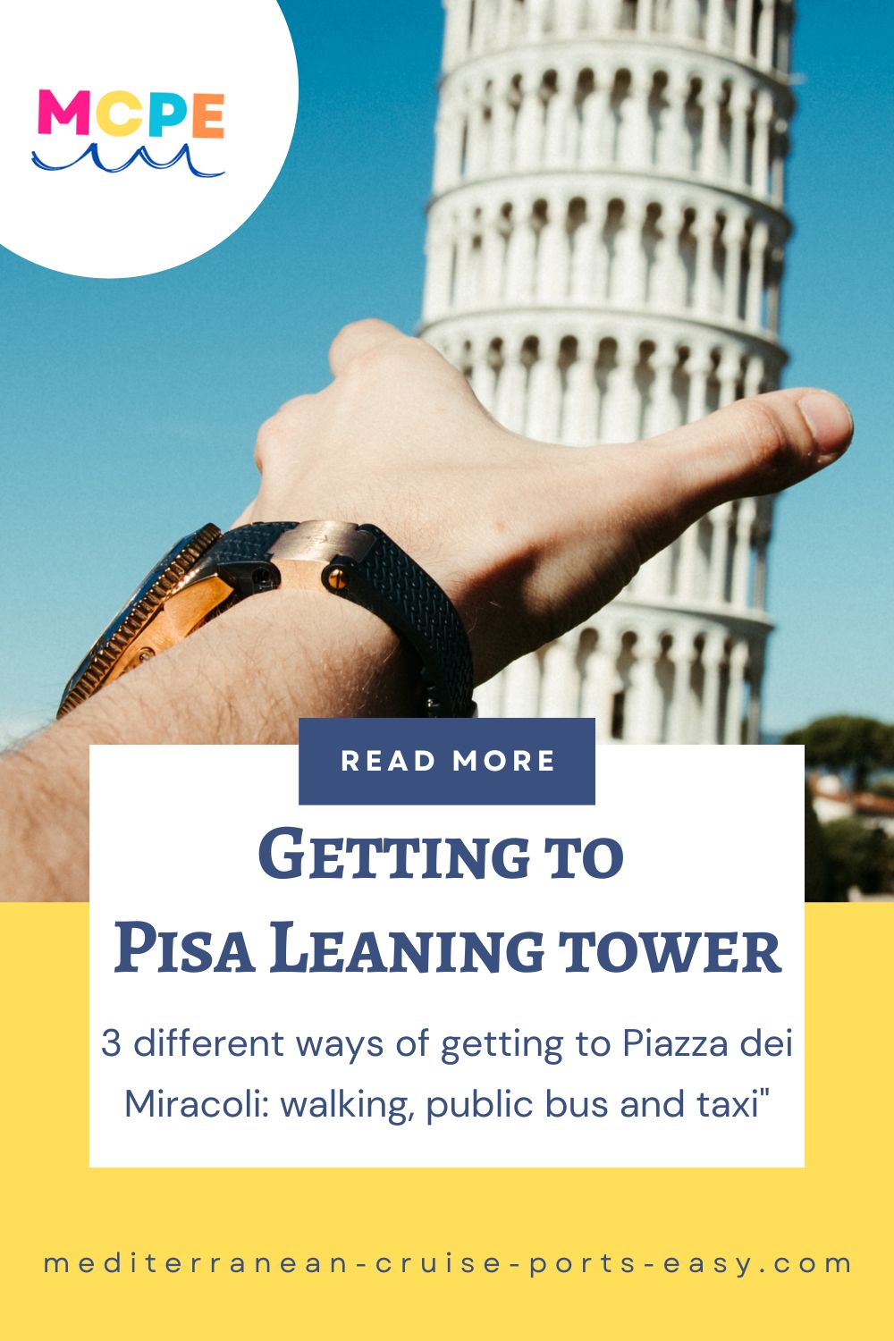 Getting to Pisa Leaning tower