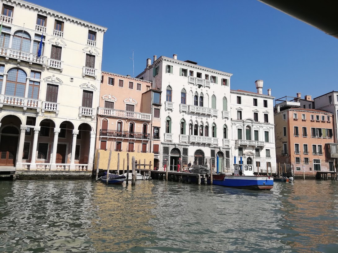 Grand Canal palazzos view from the vaporetto