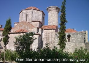 rhodes churches, byzantine rhodes