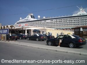 rhodes taxi, where to get a rhodes taxi, rhodes cruise dock